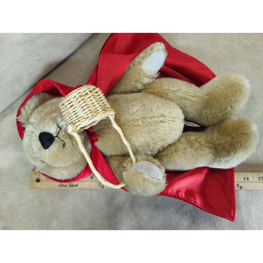 RARE Teddy Bear Museum Mohair Little Red Riding Hood & Big Bad Wolf Set #94/500